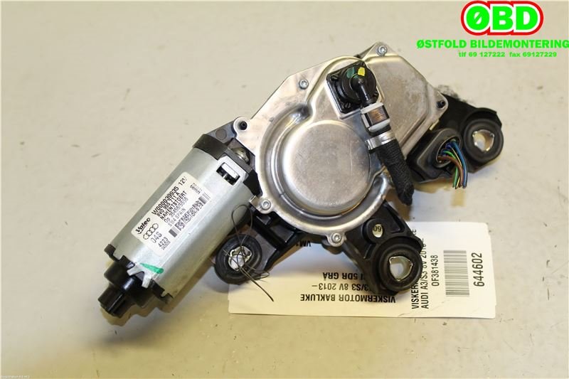 Viskermotor bakrute til Audi A3 2012-2016 (Type III, Fase 1)  (AUDI|8V0 955 711 A|8V0 955 711 B|8V0955711A)