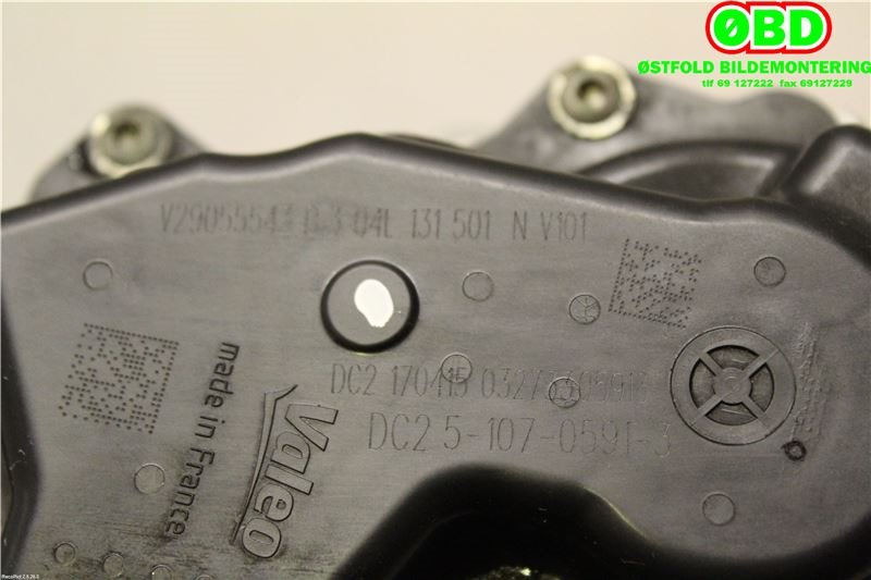 EGR-ventil til Audi Q5 2012-2017 (Type I, Fase 2)  (AUDI|04L 131 501 N|04L 131 501 S|04L131501N)