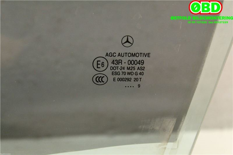 Siderute venstre foran til Mercedes GLK 2008-2015 (X204) (X204) (MERCEDES|A 204 725 07 10|A 204 725 03 00|)