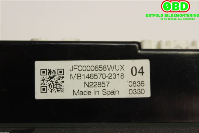 Varmeapparat betjening til Land Rover Range Rover Sport 2005-2013  (LAND-ROVER|JFC500950||JFC000658WUX)