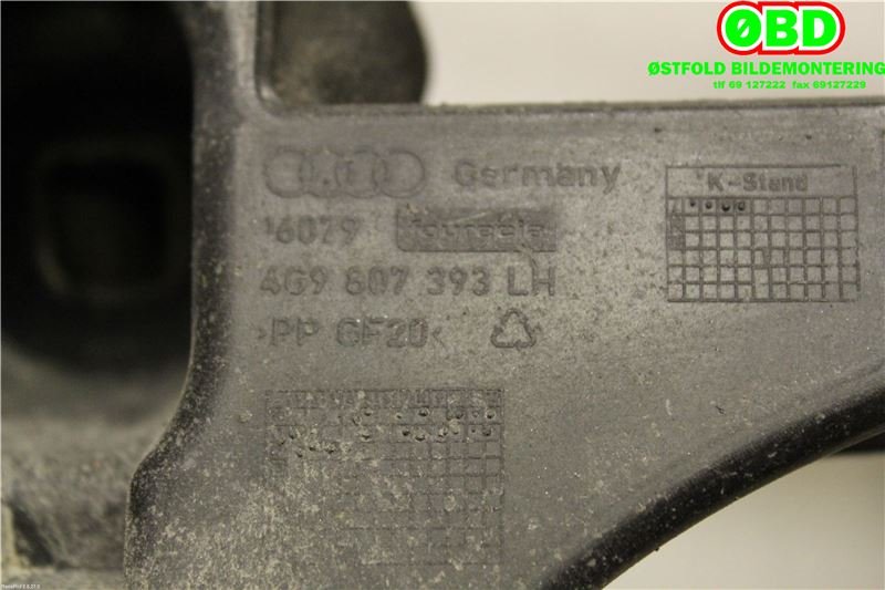 Diverse deler til Audi A6 2011-2014 (Type IV, Fase 1) (C7) (C7) (AUDI|4G9 807 393||4G9807393)