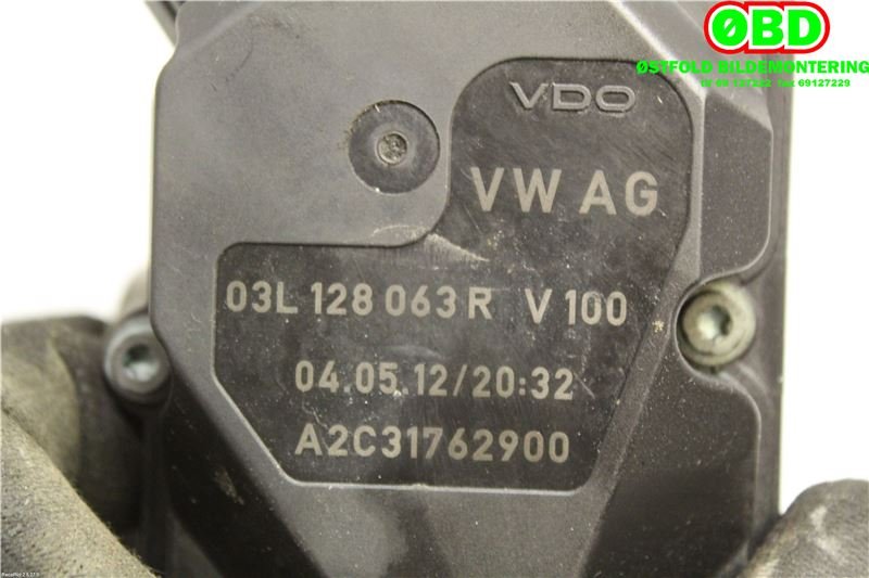 Spjeldhus til Audi A6 2011-2014 (Type IV, Fase 1) (C7) (C7) (AUDI|03L 128 063 R|03L 128 063 T|03L128063R)