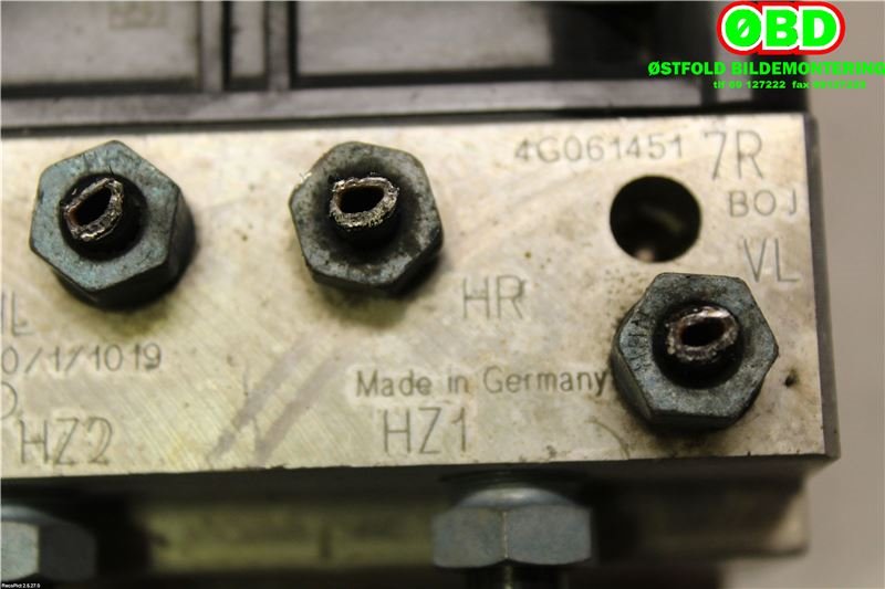 ABS sentral til Audi A6 2011-2014 (Type IV, Fase 1) (C7) (C7) (AUDI|4G0 614 517 R|0265250487|4G0614517R)