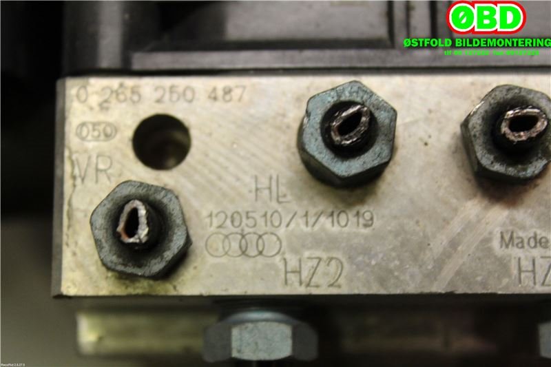 ABS sentral til Audi A6 2011-2014 (Type IV, Fase 1) (C7) (C7) (AUDI|4G0 614 517 R|0265250487|4G0614517R)