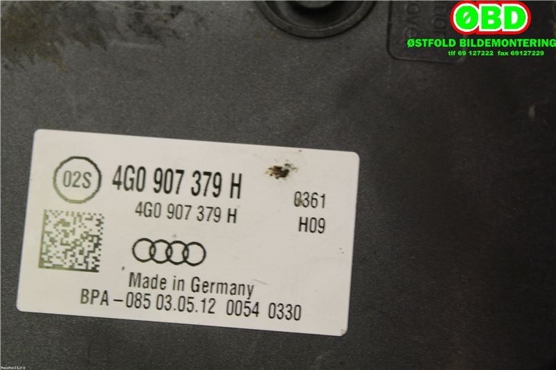 ABS sentral til Audi A6 2011-2014 (Type IV, Fase 1) (C7) (C7) (AUDI|4G0 614 517 R|0265250487|4G0614517R)