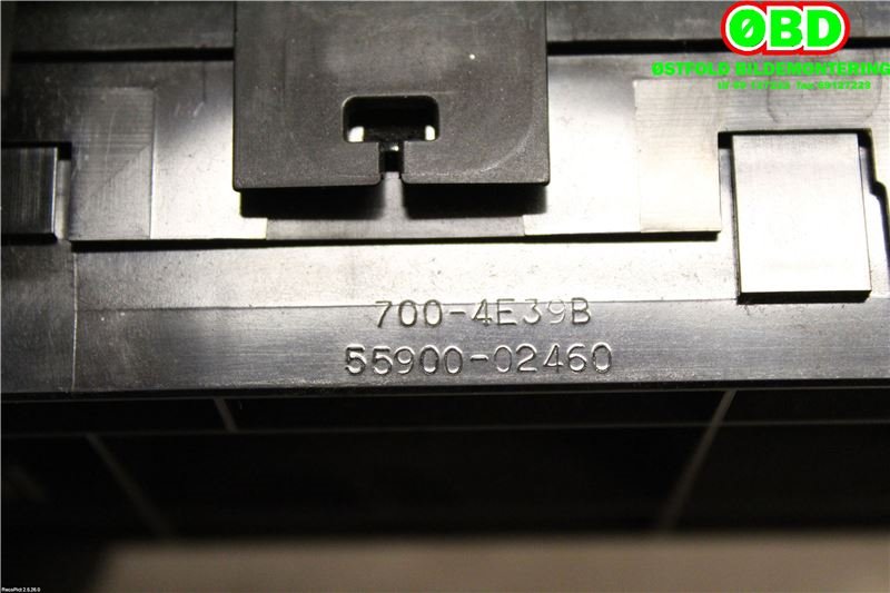 Varmeapparat betjening til Toyota Auris 2013-2015 (Type II, Fase 1)  (TOYOTA|5590002460B0||5590002460)