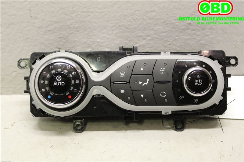 Varmeapparat betjening til Renault Zoe 2013-2019 (Fase 1) (RENAULT ZOE|275100906R|275107386R)
