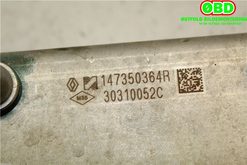 EGR-kjøler til Mercedes Citan 2012-2021 (W415) (W415) (MERCEDES|A 607 140 00 75|A 607 140 04 00|147350364R)