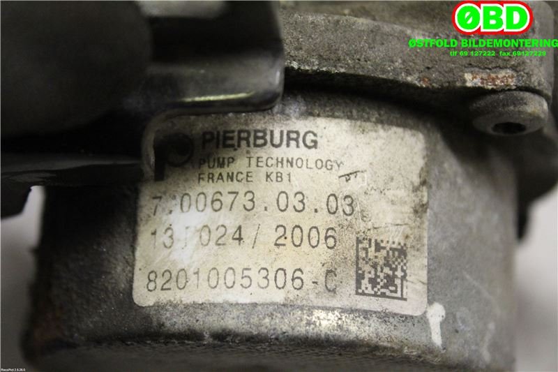 Vakuumpumpe til Mercedes Citan 2012-2021 (W415) (W415) (MERCEDES|A 607 230 00 65|A 607 090 00 05|)