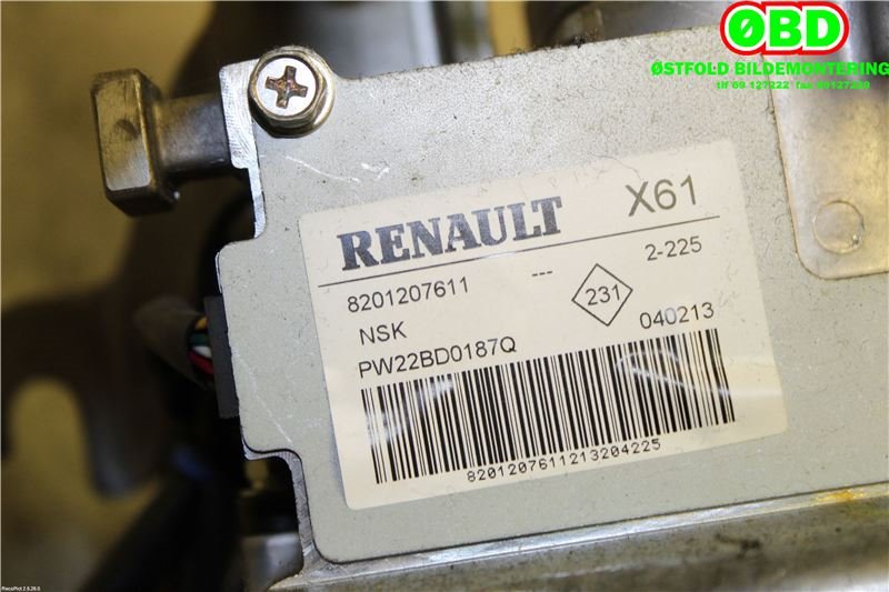Rattaksel elektrisk servo til Mercedes Citan 2012-2021 (W415) (W415) (MERCEDES|A 415 900 06 00|A 415 900 77 02|)