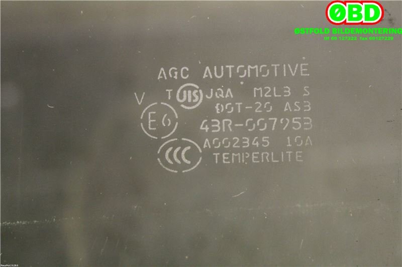 Siderute venstre bak til Mitsubishi ASX 2010-2019  (MITSUBISHI|5736A253|)