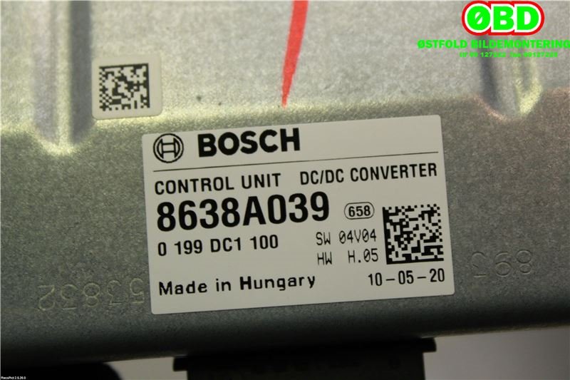 Styreenhet diverse til Mitsubishi ASX 2010-2019  (MITSUBISHI|8638A039|)