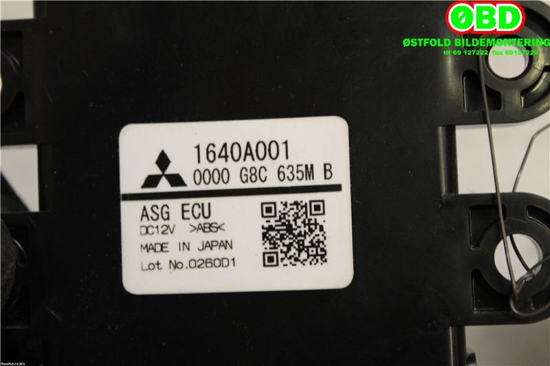 Styreenhet diverse til Mitsubishi ASX 2010-2019  (MITSUBISHI||1640A001)