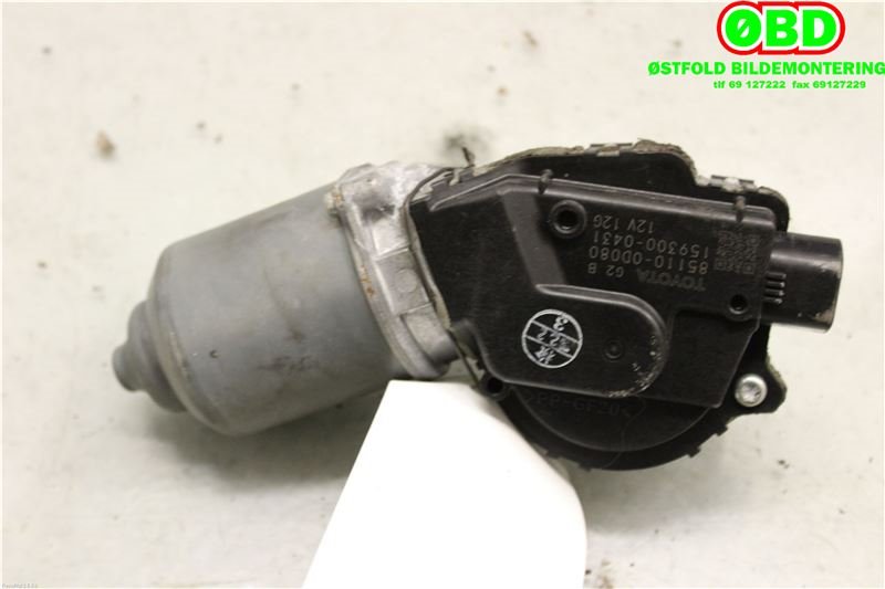 Viskermotor frontrute til Toyota Yaris 2006-2009 (Type II, Fase 1)  (TOYOTA|851100D080|1593000431)