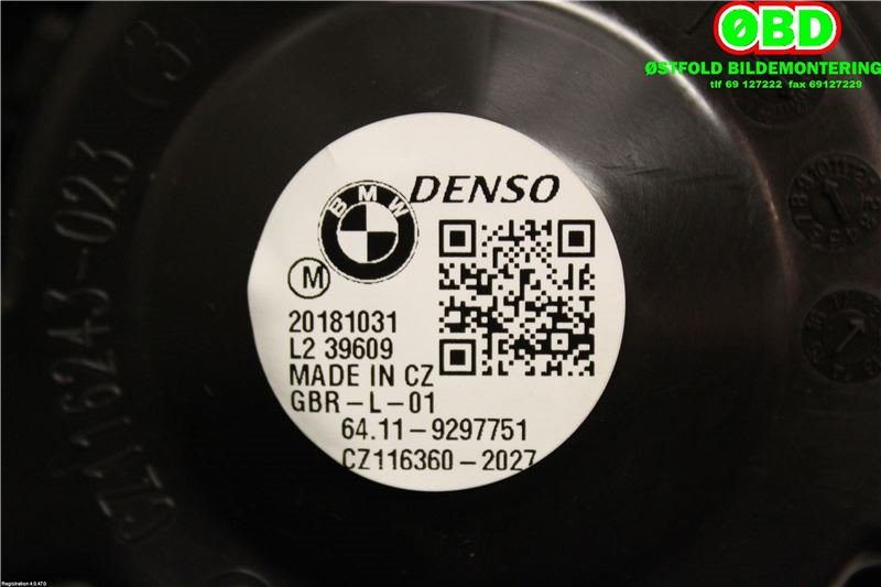 Varmeapparat motor til BMW i3 2013-2022  (BMW I i3|64119297751|)