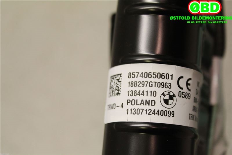 Airbag gardin høyre til BMW i3 2013-2022  (BMW I i3|72 12 7 406 506||85740650601)