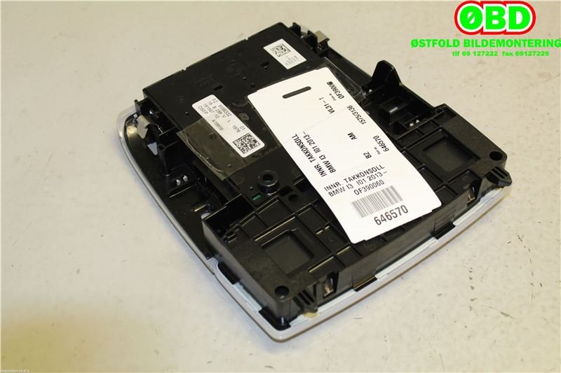 Tak konsoll til BMW i3 2013-2022  (BMW I i3|61316999332||6999332)