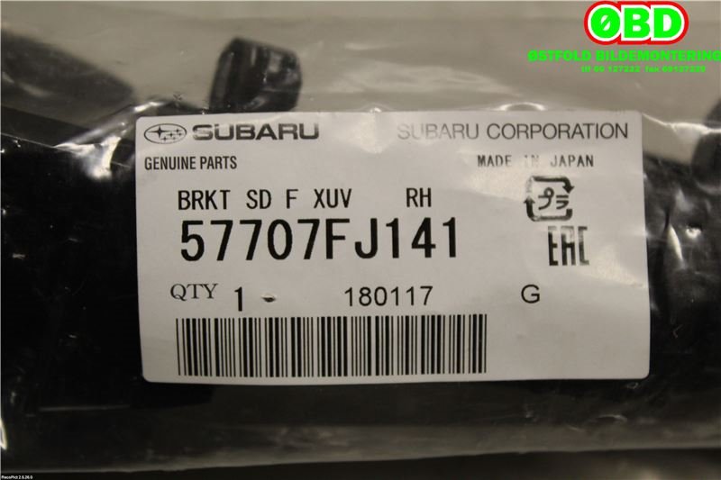 Diverse deler til Subaru XV 2012-2017 (Type I)  (57707FJ141|)
