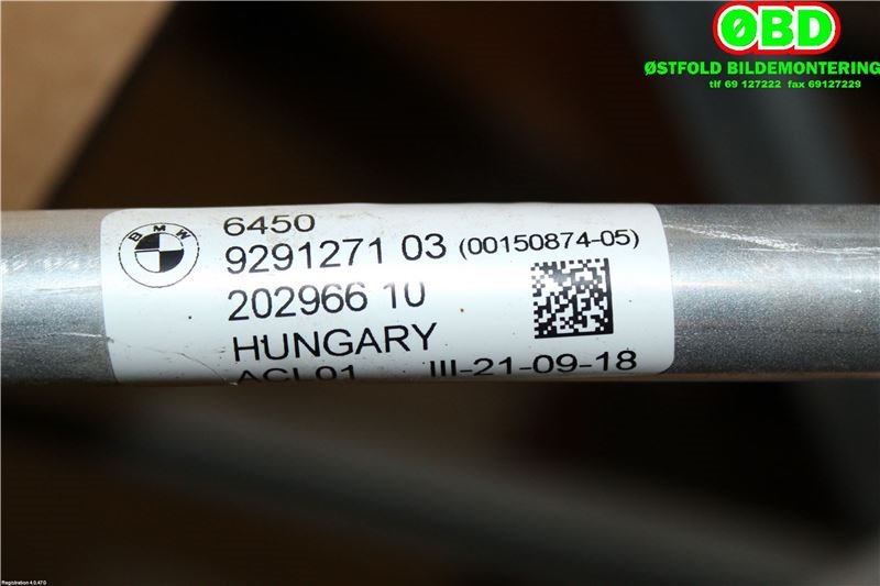 Aircondition rør til BMW i3 2013-2022  (BMW I i3|64539291271|)
