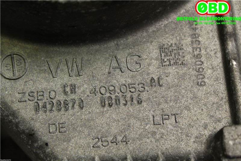 Girkasse 4WD fordelingskasse til VW Passat 2015-2019 (Fase 1) (B8) (B8) (VOLKSWAGEN|0CN 409 053 AM||0CN409053AC)