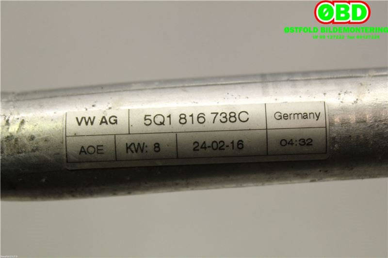 Aircondition rør til VW Passat 2015-2019 (Fase 1) (B8) (B8) (VOLKSWAGEN|5Q1 816 738 C||5Q1816738C)