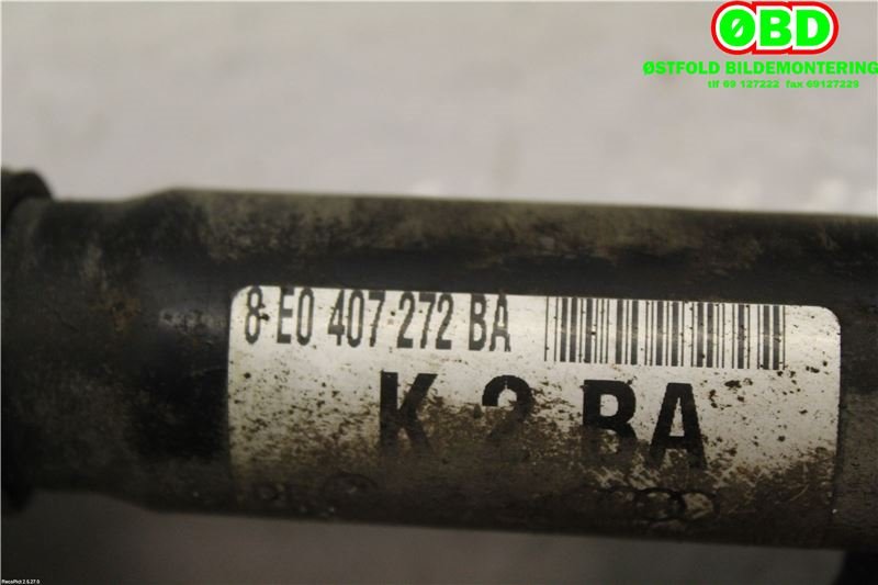 Drivaksel høyre foran til Audi A4 2004-2008 (Type III) (B7) (B7) (AUDI|8E0407452KX||8E0407272BA)