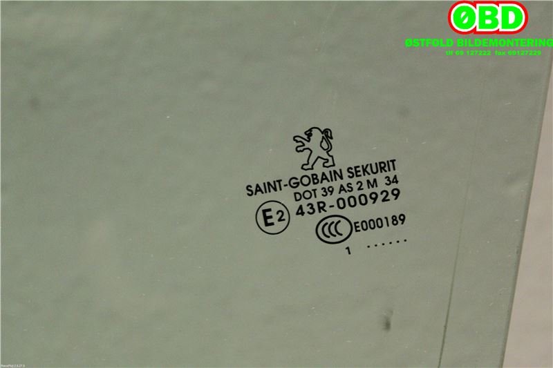 Siderute venstre foran til Peugeot 3008 2009-2016 (Type I)  (PEUGEOT|9201 N7|98 060 466 80|)