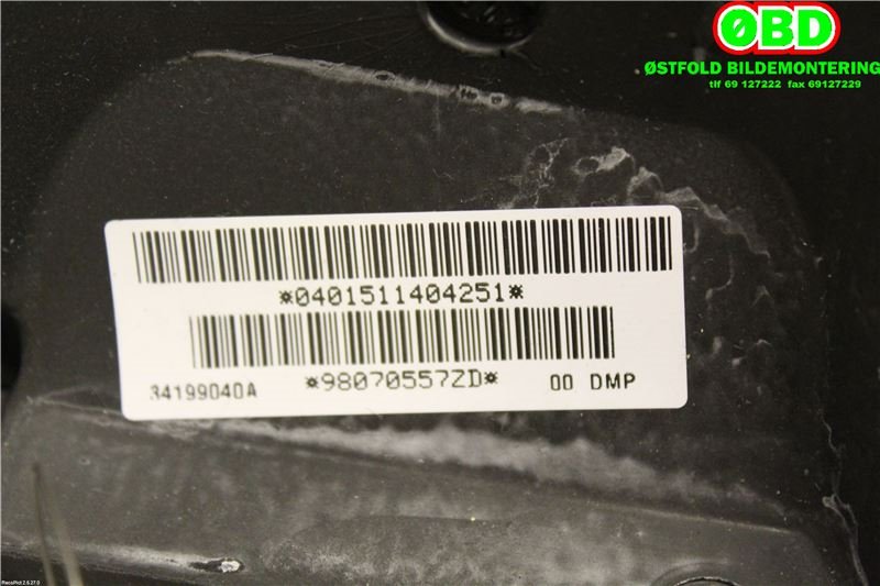 Ratt til Peugeot 3008 2009-2016 (Type I)  (PEUGEOT|4109NL|98072009ZD|98070557ZD)