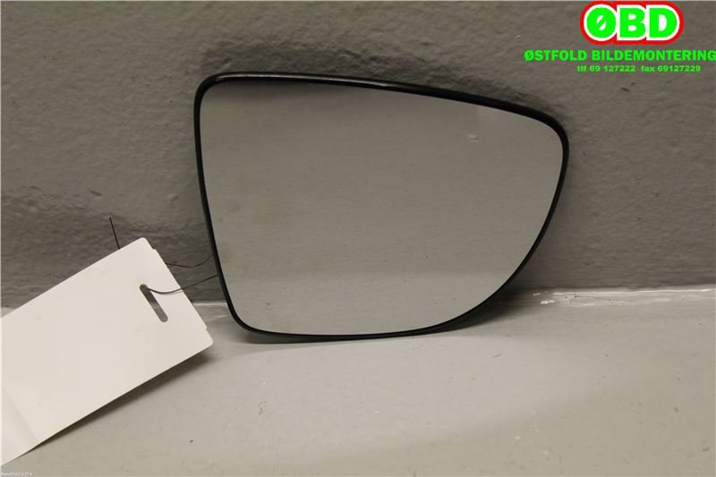 Speilglass høyre til Renault Captur, 2013-2020 (Type I)  (RENAULT|963654973R)