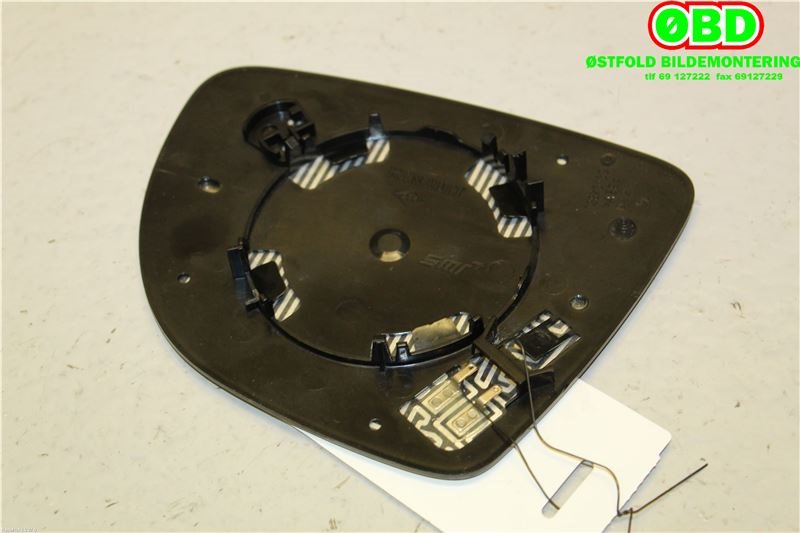 Speilglass høyre til Renault Captur 2013-2020 (Type I)  (RENAULT|963654973R|)