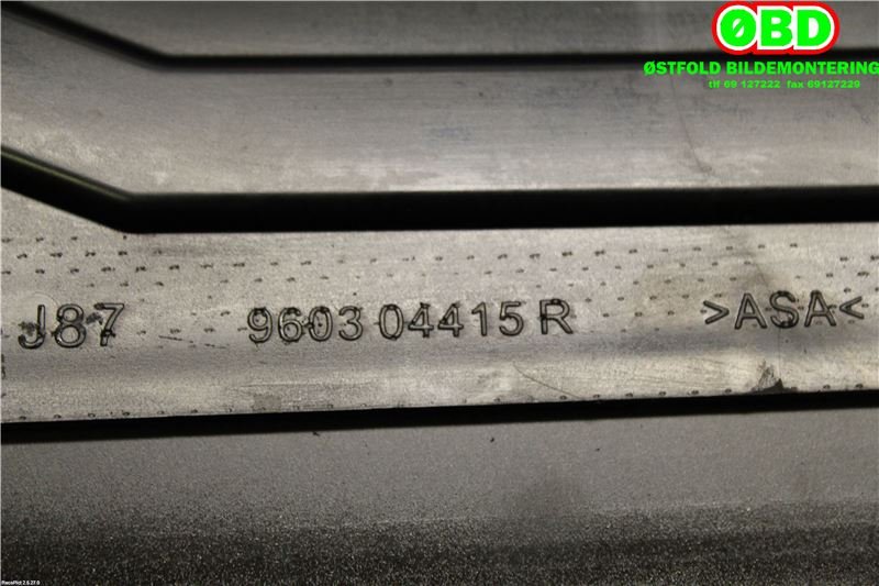 Spoiler bakluke til Renault Captur 2013-2020 (Type I)  (RENAULT|960304415R|960306591R)