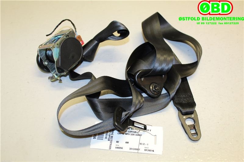 Airbag beltestrammer til Renault Captur 2013-2020 (Type I) (RENAULT|868850945R|868856883R)