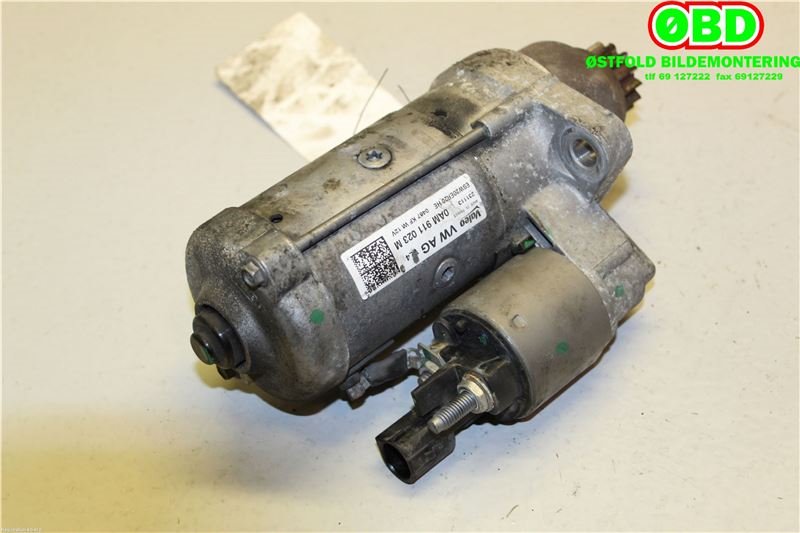Starter diesel til Škoda Octavia 2013-2016 (Type III, Fase 1)  (SKODA|0AM 911 023 M|0AM 911 021 E|0AM911023M)
