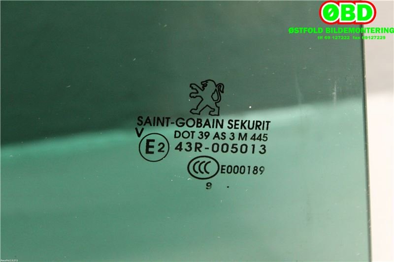 Siderute høyre bak til Peugeot 3008 2009-2016 (Type I)  (PEUGEOT|9204 R8|)