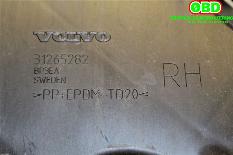 Diverse deler til Volvo V60 2010-2013 (Type I, Fase 1)  (VOLVO|31265282|)