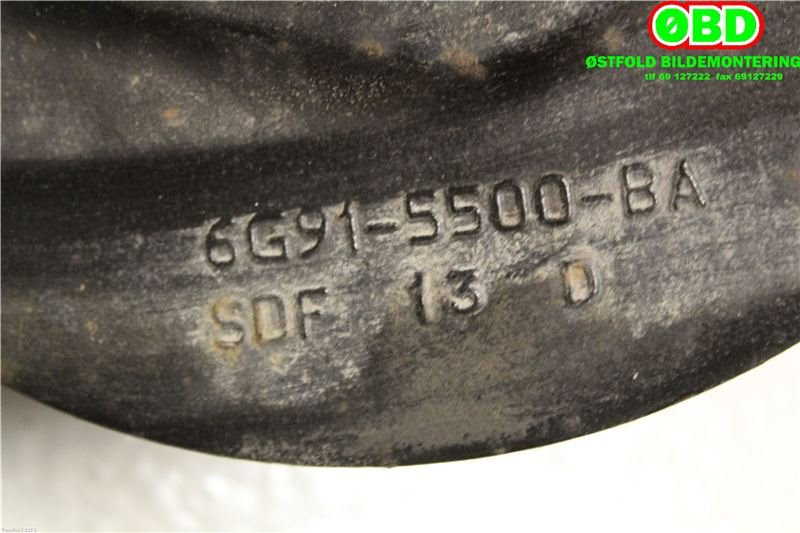 Bærebru høyre bak til Volvo V60 2010-2013 (Type I, Fase 1)  (VOLVO|31406750||6G915500BA)