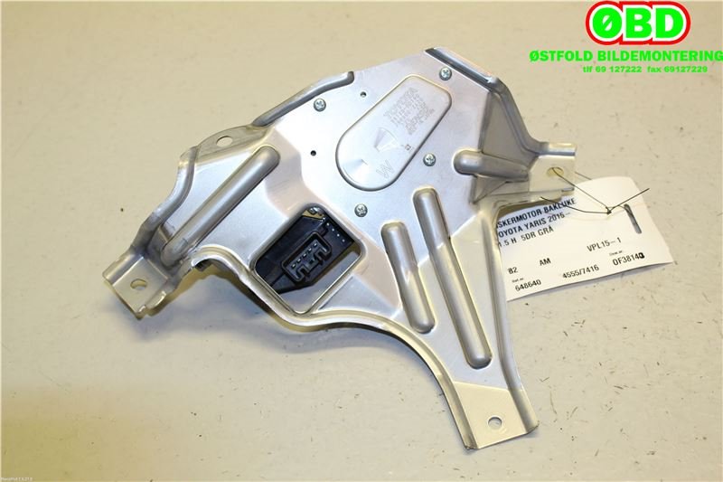 Viskermotor bakrute til Toyota Yaris 2014-2020 (Type III, Fase 2)  (TOYOTA|851300D190|2596003420)