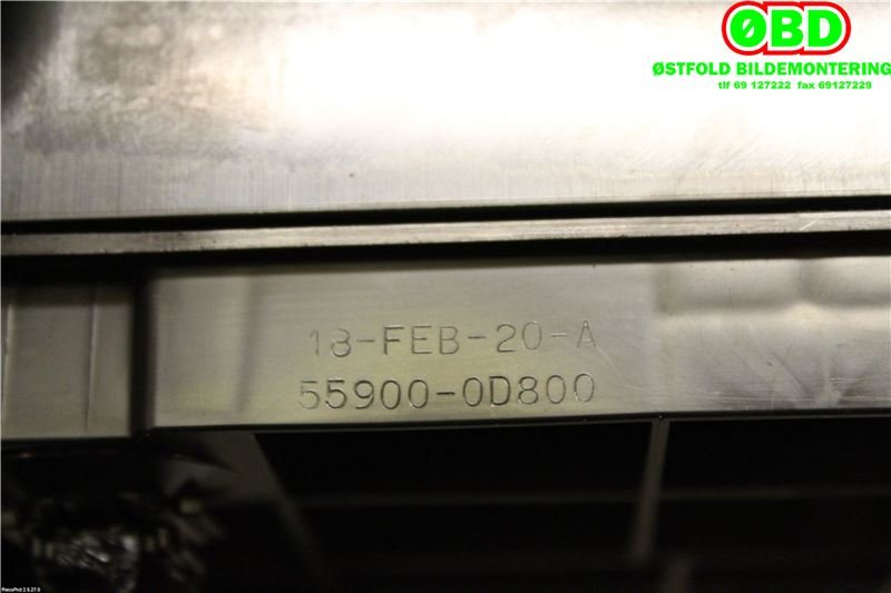 Varmeapparat betjening til Toyota Yaris 2014-2020 (Type III, Fase 2)  (TOYOTA|559000D800C3||559000D800)