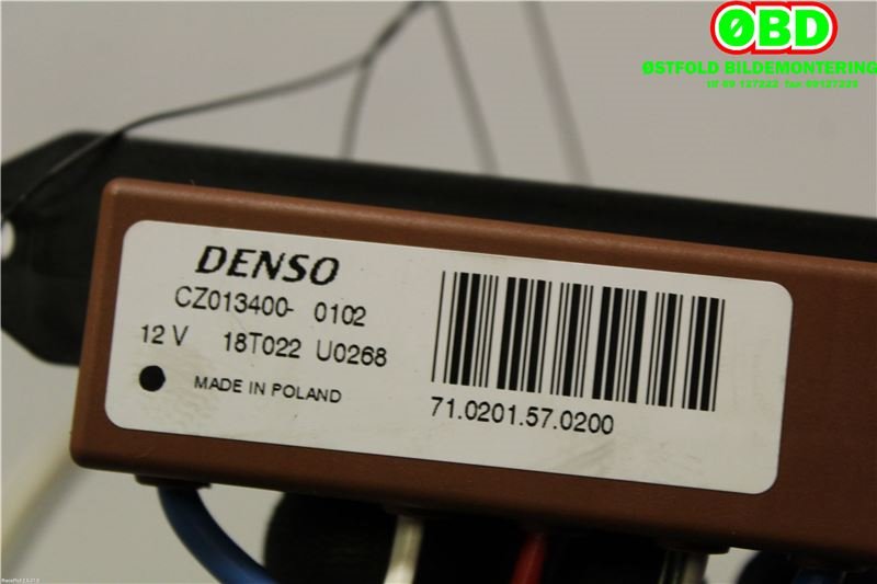 Varmeapparat register til Toyota Yaris 2014-2020 (Type III, Fase 2)  (TOYOTA|8771052041|)