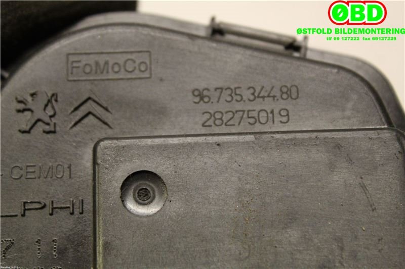 Spjeldhus til Peugeot 508 2011-2014 (Type I, Fase 1)  (PEUGEOT 508|0345 G4||9673534480)