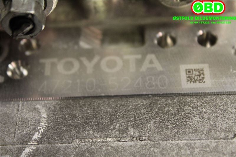 ABS sentral til Toyota Yaris 2014-2020 (Type III, Fase 2)  (TOYOTA|4705052480||4721052480)