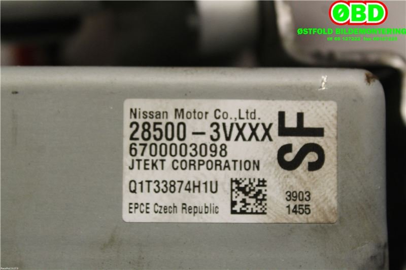Rattaksel elektrisk servo til Nissan Note 2013-2017 (Type II)  (NISSAN|488113VV2A|488103VV2A|)