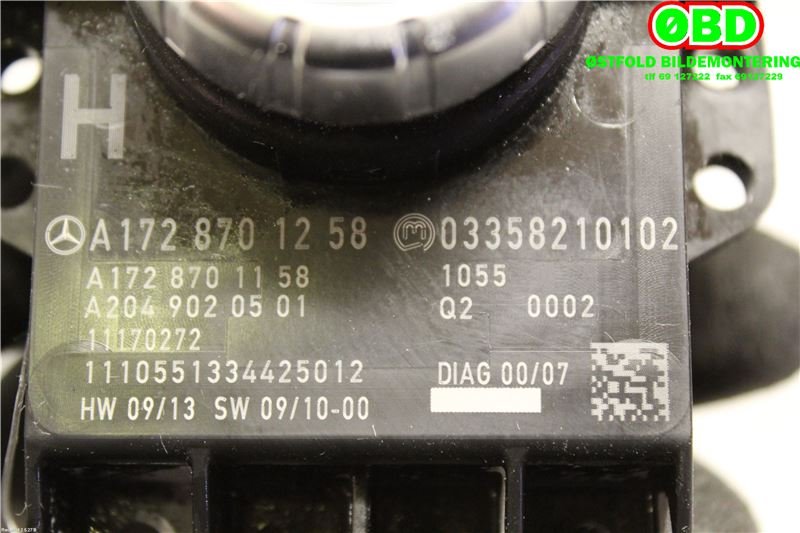 Bryter diverse til Mercedes CLS 2011-2017 (C218) (C218) (MERCEDES|A 172 870 12 58||1728701258)