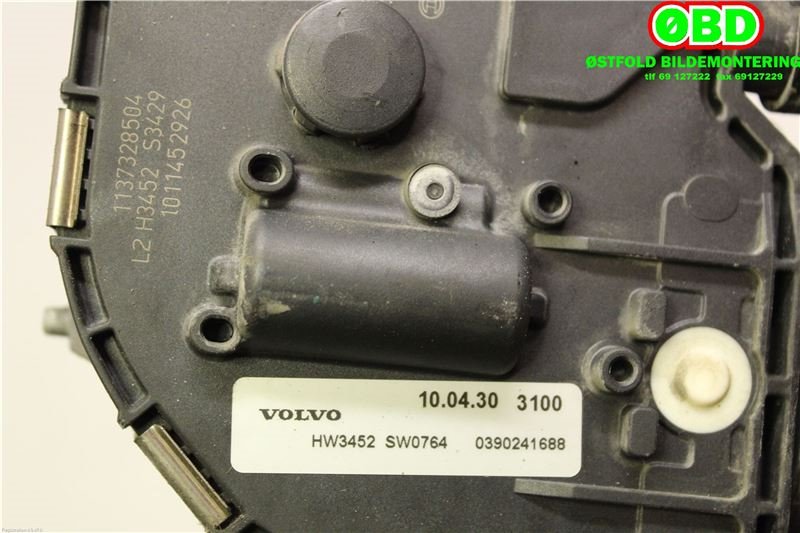 Viskermotor frontrute til Volvo V50 2007-2012 (Fase 2) (VOLVO|)