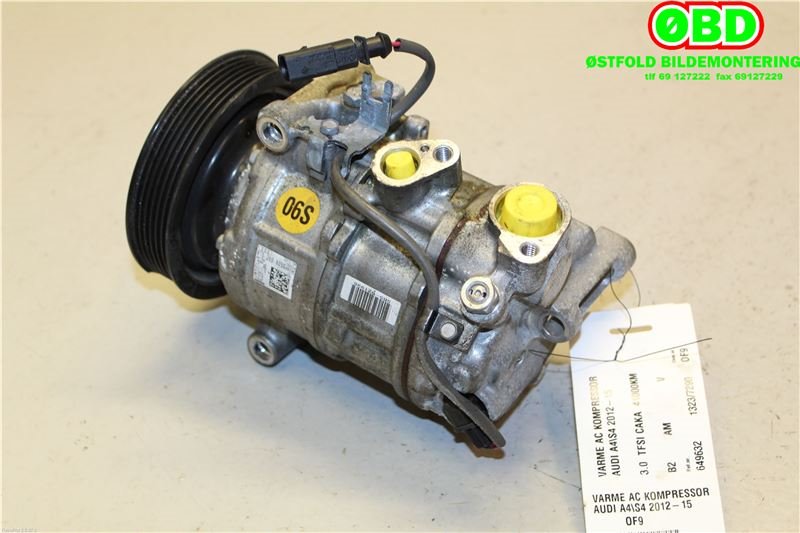 Aircondition kompressor til Audi A4 2007-2014 (Type IV) (B8) (B8) (8T0 260 805 Q||8T0260805G)