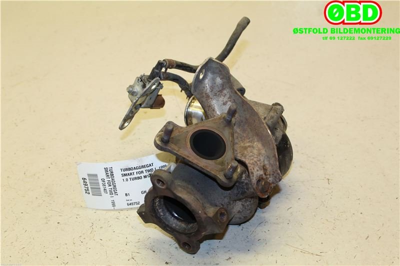 Turbo til Smart Fortwo 1999-2007 (Type I) (W450) (W450) (SMART|A 132 090 00 80|)