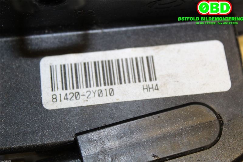 Låsekasse høyre bak til Hyundai Ix35 2010-2015  (HYUNDAI|814202Y010|)