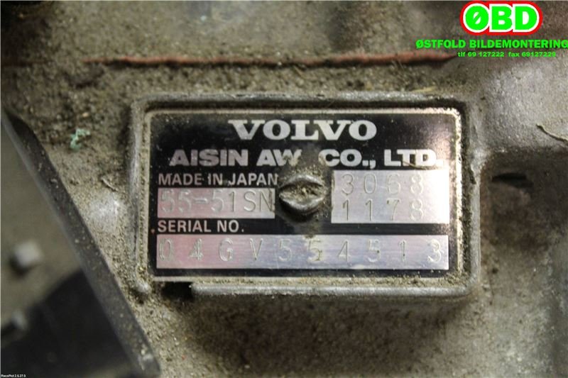 Girkasse automat til Volvo V70 2005-2007 (Type II, Fase 2)  (8251833||30681178)