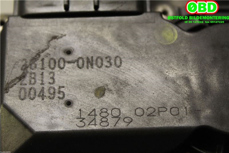 Spjeldhus til Toyota Yaris 2012-2014 (Type III, Fase 1)  (TOYOTA|261000N030|)