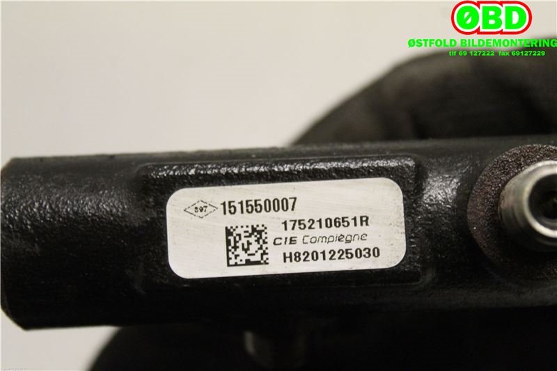 Dyseskinne (fuelrail) til Nissan NV200 2010-2019  (NISSAN|1752000Q4F|8201225030|175210651R)